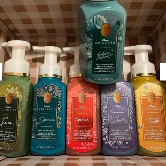 Disney Princess Bath & Body Works Foaming Hand ๐งผ Set - Picture 1 of 1
